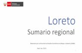 Loreto - Portal DEMIdemi.produce.gob.pe/Content/files/doc_03/Regionales/Loreto.pdf · Principales indicadores sociales Centros educativos Nivel de aprendizaje satisfactorio por materia