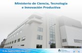 Ministerio de Ciencia, Tecnología e Innovación Productiva · ministerio de ciencia, tecnologia e innovacion productiva agencia nacional de promocion cientifica y tecnologica foncyt