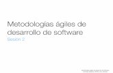 Metodologías ágiles de desarrollo de software - dccia.ua.es · Modelo V de las fases de desarrollo Daich et. al - Software Test Technologies Report, 1994 26. ... 3. Mantener todo