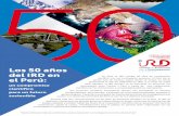 CICLO DE CONFERENCIAS - peru.ird.fr · Jueves 10 de Agosto 2017 ... 50 años de cooperación entre el IRD y el Perú: reseña histórica SESIÓN I 50 años de cooperación en Geociencias