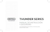 THUNDER SERIES - Bersa S.A. | Pistolas thunder9 thunder22 ... · (blowback), con cañón fijo. La sencillez de este sistema de funcionamiento ... las pistolas ametralladoras para