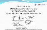 GEOTERMIA: DIMENSIONAMIENTO DE INTERCAMBIADORES … · coitim: cursos c021/2011: diseÑo y calculo de instal. con energÍa geotÉrmica geotermia: dimensionamiento de intercambiadores
