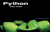 Python - formella.webs.uvigo.es Python para todos por Raúl González Duque Este libro se distribuye bajo una licencia Creative Commons Reconocimien-to 2.5 España. Usted es libre