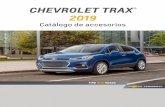 CHEVROLET TRAX 2019...modelos GM. Diseñados con logo Chevrolet. No. Parte Año Modelo Tiempo de instalación* 94668143 - Protectores de solera delanteros con logo de aluminio, 2 piezas