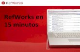 RefWorks en 15 minutos - cervantes.es · – RefWorks en 15 minutos Sesiones en español, inglés, alemán, ...