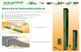 Línea de Productos Barrera fotoeléctrica Barrera Fotoeléctrica · Fácil configuración a través de configurador magnético Señalización de operación (JOB LED) intermitente