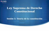 Ley Suprema de Derecho Constitucional · algunos autores, tiene ocho partes: dogmática, orgánica, superestructura, partes complementarias, derechos sociales, parte geográfica,
