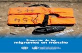 Situación de los migrantes en tránsito - ohchr.org · Situación de los migrantes en tránsito 4 I. Introducción 1. En su resolución 29/2, el Consejo de Derechos Humanos solicitó