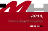 memoria anual Instituto de Máquina-Herramienta - imh.eus · Informe de Dirección 2. Formación Profesional Inicial 3. Formación para el Empleo 4. Escuela Universitaria de Ingeniería