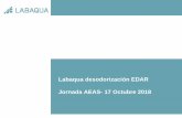 Labaqua desodorización EDAR Jornada AEAS- 17 Octubre 2018besos-tordera.cat/blog/wp-content/uploads/2018/10/3-SilviaNadal... · El Biofiltro es un proceso destructivo biológico de