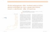 Resumen - Sociedad Chilena de Mastologíamastologia.cl/pto_docente/008_intrvncn_psclg.pdf · 194 Estrategias de intervención psicológica en pacientes con cáncer de mama Resumen