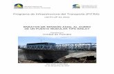 Programa de Infraestructura del Transporte (PITRA) · CONCLUSIONES Y RECOMENDACIONES .....26 11. REFERENCIAS .....28 ANEXO A Informe de ensayos preparado por el Laboratorio de infraestructura