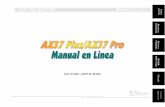 AX37 Plus/ AX37 Pro Online Manual - elhvb.com · AX37 Plus/AX37 Pro Manual en Línea Conector de Energía ATX Auto Recuperación de AC Energía JP28 para Despertarse Por Teclado.....