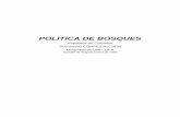 POLITICA DE BOSQUES - minambiente.gov.co · POLITICA DE BOSQUES República de Colombia Documento CONPES No. 2834 Minambiente-DNP: UPA Santafé de Bogotá, enero de 1996. Presentación