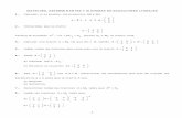 MATRICES, DETERMINANTES Y SISTEMAS DE ECUACIONES … · Calcular una matriz C ∈M 2 tal que AC = B, siendo A = 10 21 y B = 52 63 . 4.-Hallar todas las matrices que conmuten con la