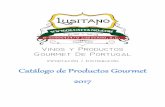 Catálogo de Productos Gourmet 2017 - O Lusitano | Vinos y ... Lusitano - gourmet.pdf · Melón de Ribatejo Ingredientes: Refrescante, con melón, ... Té negro con aroma de vino
