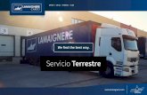 Servicio de transporte Terrestre - lamaignere.com · Plan de transporte Exportación a Europa PAISES TERMINAL TIEMPO DE TRANSITO (TERMINAL - TERMINAL) SALIDAS DESDE BARCELONA L M