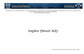Inglés (Nivel A2) - 132.248.76.197132.248.76.197/sites/default/files/inline-files/Inglés (Nivel A2... · vocabulario elemental en el que comprenderán frases y expresiones relacionadas
