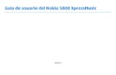 Guía de usuario del Nokia 5800 XpressMusic - Entelpersonas.entel.cl/PortalPersonas/Image?id=52425.1.manual.pdf · La ingeniería inversa del software del dispositivo está prohibida