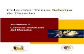 Colección: Temas Selectos Selectos de Derechosibaja.website/wp-content/uploads/LibroCienciasAuxiliaresDel... · Requerimentos técnicos: Windows XP o superior, Mac OS, Adobe Acrobat