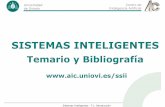 SISTEMAS INTELIGENTES - softwar3.files.wordpress.com fileSistemas Inteligentes -T1: Introducción Centro de Inteligencia Artificial Universidad de Oviedo Bibliografía • S. RussellandP.