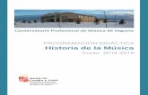 Conservatorio Profesional de Música de Segoviaconservatoriosegovia.centros.educa.jcyl.es/sitio/upload/PROGRAMAC... · Identificación en una partitura - Forma sonata: piano, música