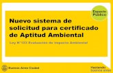 Nuevo Sistema de solicitud de Certificado de Aptitud Ambientalfernandezantonio.com.ar/Documentos/Hernan Alonso Ley 123.pdf · Evaluación de Impacto Ambiental El procedimiento técnico