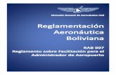 RAB-997 - clacsec.lima.icao.intclacsec.lima.icao.int/2016-P/MejoresPracticas/FALAVSEC/bol/RAB_997.pdf · (20) Documentos de las líneas aéreas y de los explotadores.- Cartas de porte