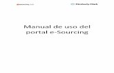Manual de uso del portal e-Sourcing - supplieronline.kcc.com · Incoterm: Se debe seleccionar un incoterm de la lista y completar en el campo de la derecha un breve texto con el detalle