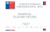 HOSPITAL CLAUDIO VICUÑA - hcv.cl · Modelo Gestión en Red, Atención Deberes y Derechos Usuarios, Inducción HCV Mejorar calidad de atención y trato usuario, Ley Antidiscriminación
