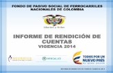 INFORME DE RENDICIÓN DE CUENTAS - fps.gov.co · HIMNO NACIONAL DE COLOMBIA FONDO DE ... Las preguntas, tanto escritas como verbales, ... 2924 QRS correspondiente a un 100%; el servicio