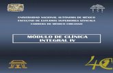 MÓDULO DE CLÍNICA INTEGRAL IV - medicina.iztacala.unam.mxmedicina.iztacala.unam.mx/PROGRAMAS CMC 2015/CICLO VIII/CLINICA... · integral iv . facultad de estudios superiores iztacala