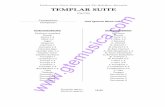 Información obra SUITE TEMPLARIA BANDA - gtemusica.com SUITE... · Partitura completa Full Score Flautín Piccolo Flauta 1-2 C Flute 1-2 Oboe 1-2 C Oboe 1-2 Fagot C Bassoon Requinto