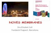 NOVES MEMBRANES - Societat Catalana de Nefrologia · vitamina E • 1990 es creen els primers dialitzadors recoberts amb vitamina E. Es composaven de membrana cel·lulòsica modificant