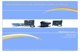 Generadores de energía solar y eólica - myvanto.com · Hemos convertido la energía solar en energía para cargar nuestro generador portátil. Nuestra empresa ofrece al cliente