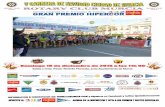 Carrera integrada en el V Circuito de Carreras · Alevín 2006 y 2007 Infantil 2005 y 2004 1700 m 11h 45’ ... Juvenil-Júnior 98-99-00 y 2001 6 km 11h 00’ 1º-1ª Promes-Sénior