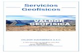 Servicios Geofísicos - valdorsac.comvaldorsac.com/archivos/BROCHURE_ESPANOL_2018.pdf · peruana. Sensor Magnético: Gem System Sensibilidad: 0.0003 nT @1 Hz Resolución: 0.0001 nT