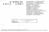 biblio.flacsoandes.edu.ec CHILE 1973-1980 MANUEL ANTONIO GAlUlETÓN M. 7 . Modelo y proyecto político del ~gimen. militar chileno. PATRICIO CHAPARRO N. / FRANCISCO CUMPLIDO C. 25'