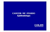 Cancer de ovario epidemiologiaigmdp.com.ar/old/download/educmedica/diapositivas/Cancer de ovario... · asociado a Ca endometrio o Ca ovario y otros adenocarcinomas) CANCER DE OVARIO