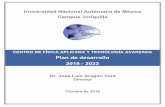 Plan de desarrollo 2018 - 2022 · En el marco internacional, tanto la ciencia básica y la aplicada, como el desarrollo ... § Microscopio Confocal Zeiss LSM 880 2.2. Infraestructura