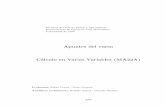 Apuntes del curso C´alculo en Varias Variables (MA22A)pgajardo/ApunteCV2005.pdf · Facultad de Ciencias F´ısicas y Matem´aticas Departamento de Ingenier´ıa Civil Matem´atica