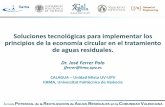 Presentación de PowerPoint - iiama.upv.es Ferrer_Jornadas Reutiliz... · Bioreactor de membrana (MBR) 0,50 – 2,507. Bioreactor anaerobio de membrane (AnMBR)-0,15 – 0,21. Componente.