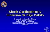 Shock Cardiogénico y Síndrome de Bajo Débitointensivo.sochipe.cl/subidos/catalogo3/SHOCK CARDIOGENICO2010.pdf · • Crisis hipertensiva. • Insuficiencia cardiaca congestiva.