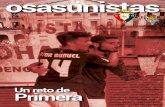 Primera - osasuna.es · 6 boletín oficial Club Atlético Osasuna Nino despidió del Club Atlético Osasuna en la sala de prensa de El Sadar el pasado 23 de agosto. El delantero,