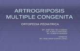 ARTROGRIPOSIS MULTIPLE CONGENITA - mic.com.mx · artrogriposis multiple congenita ortopedia pediatrica dr. josÉ fdo. de la garza dr. aurelio martÍnez dr. alberto moreno ponente