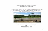 acuicultura en el agro · i ministerio de agricultura, ganaderÍa y pesca la acuicultura en el agro: un proyecto de desarrollo de acuicultura en aguas calidas y templadas