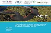 Análisis económico y socioambiental de los proyectos de ... · CSF sustenta ecosistemas naturales y comunidades humanas a través de estrategias de conservación impulsadas por