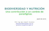 BIODIVERSIDAD Y NUTRICIÓN - INICIOcentroetnosalud.com/trabajos/BIODIVERSIDAD Y NUTRICION.pdf · 2015-05-27 · una visiÓn mÁs integrada del funcionamiento de los agro ecosistemas