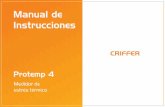 Manual de Instrucciones - criffer.com.brcriffer.com.br/download/espanol/manual-protemp-4-esp.pdf · 12 6.3.1.1. Nombrar Le permite nombrar la medida antes del inicio de la prueba.