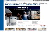 Afinox Abatidores de Temperatura Infinity - hosteleria10.com · En términos de beneficio la cocción a baja temperatura reduce la perdida de peso un 20 % y el consumo de energía